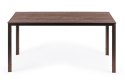 Stół ogrodowy 6-osobowy 156x78 cm polywood meble na taras brązowy MultiGarden
