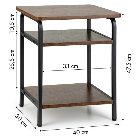 Stolik kawowy loft nowoczesny 3 poziomy Modernhome ModernHome
