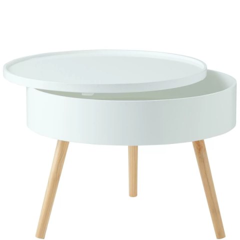 Stolik kawowy okrągły ze schowkiem 60 cm ModernHome ModernHome