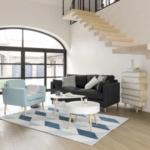 Stolik kawowy okrągły ze schowkiem 60 cm ModernHome ModernHome