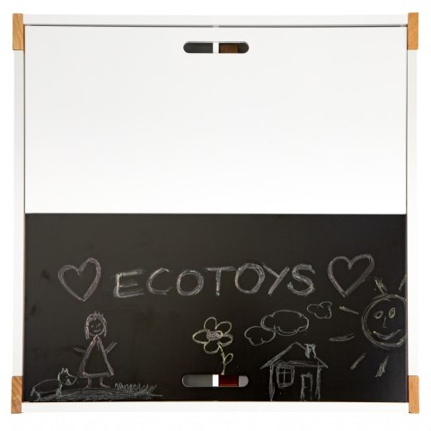 Stolik z dwoma krzesłami zestaw mebli dla dzieci ECOTOYS ECOTOYS