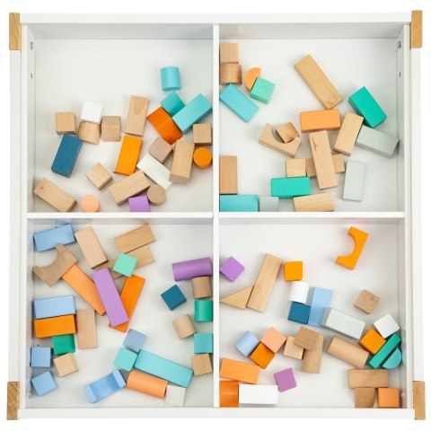 Stolik z dwoma krzesłami zestaw mebli dla dzieci ECOTOYS ECOTOYS