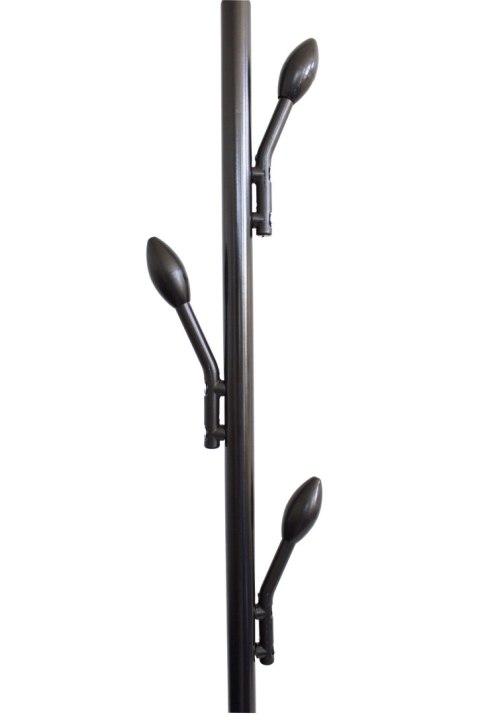 Wieszak stojący z 2 półkami stojak z kółkami na odzież ModernHome ModernHome