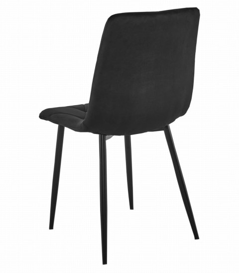 Zestaw stół NP 120x80cm Craft Czarny + 4 krzesła LIBRA czarne