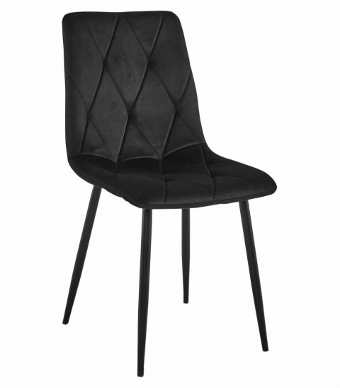 Zestaw stół NP 120x80cm Craft Czarny + 4 krzesła LIBRA czarne