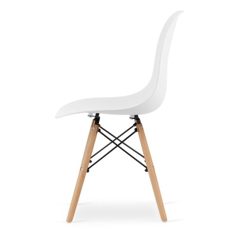 Zestaw stół prostokątny ADRIA 120x80cm biały + 4 krzesła OSAKA białe