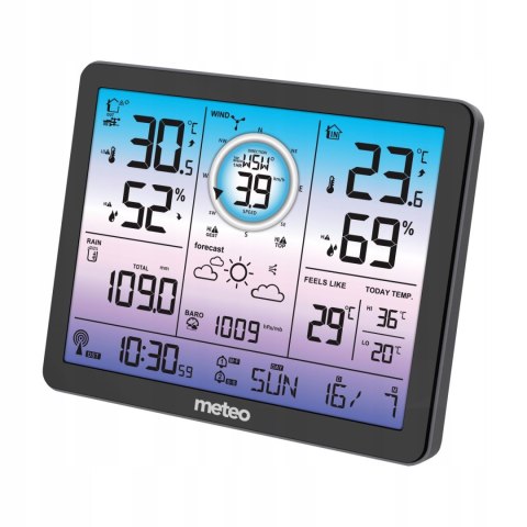 Stacja pogodowa + miernik wiatru oraz opadów METEO