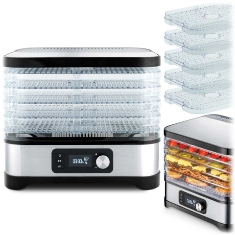 Suszarka do żywności Berdsen BD-690 srebrna