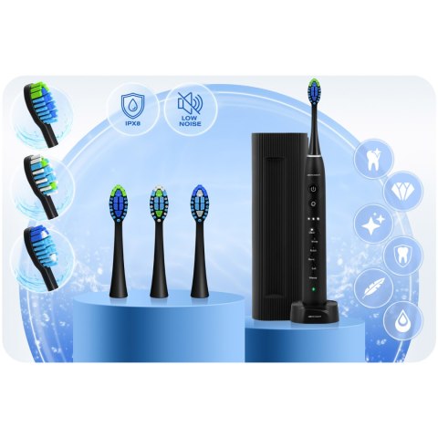 Szczoteczka soniczna do zębów Berdsen Galaxy czarna