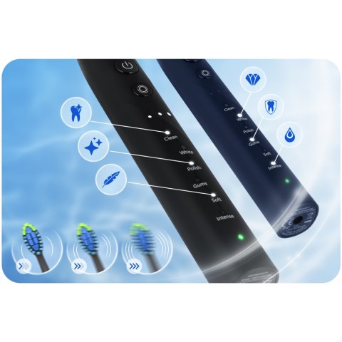 Szczoteczka soniczna do zębów zestaw 2 szt Berdsen Galaxy Duo