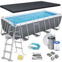 Basen stelażowy ogrodowy 488 x 244 x 122 cm 12w1 Bestway 56670