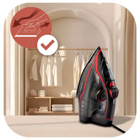 Żelazko parowe 2600W Berdsen BD-331 ceramiczna powłoka praca w pionie