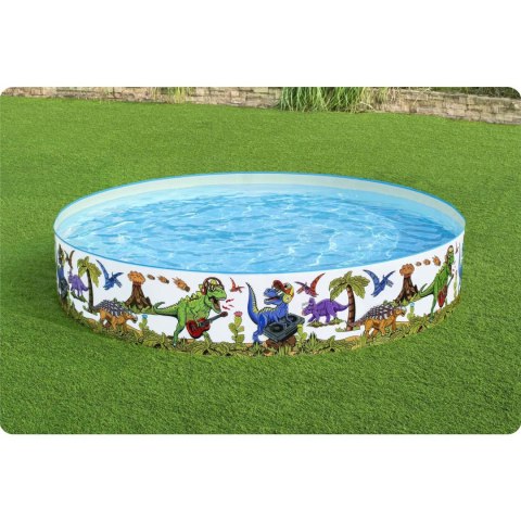 Basen ogrodowy Dinozaury 244 x 46 cm Bestway 55001