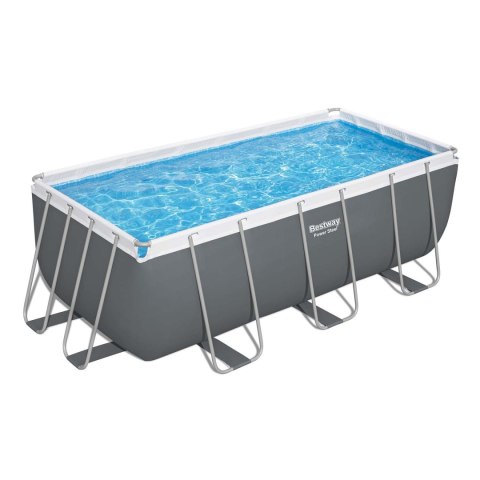 Basen ogrodowy stelażowy 412x201x122 cm 17w1 Bestway 56457N