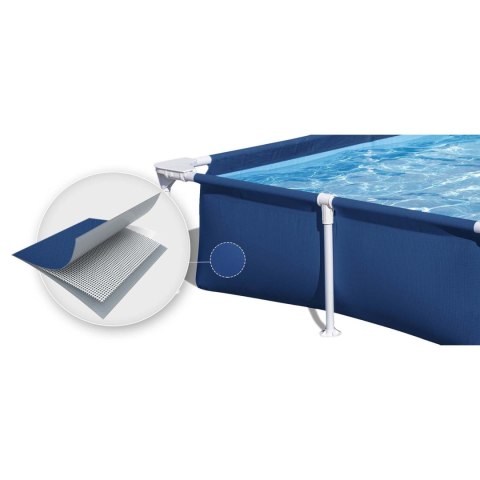 Basen prostokątny stelażowy 221x150x43 cm Bestway 56401N