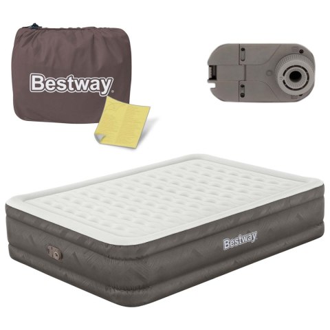 Materac dmuchany 203x152x46 cm z wbudowaną pompką elektryczną Bestway 69050