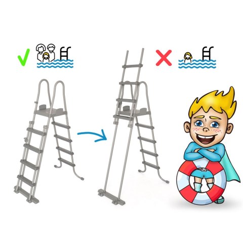 Basen ogrodowy stelażowy 549 x 132 cm 11w1 Bestway 561KC