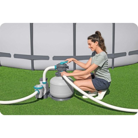 Pompa piaskowa do basenów 11355 L/h Bestway 58486 + tabletki multifunkcyjne
