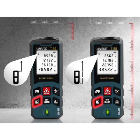 Dalmierz laserowy 60 m Humberg HM-173