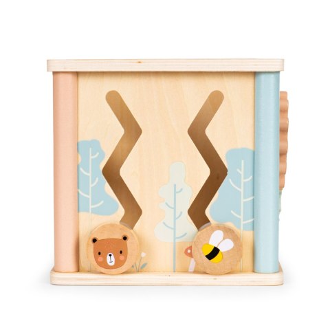 Drewniana kostka edukacyjna sorter klocki ECOTOYS ECOTOYS