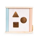 Drewniana kostka edukacyjna sorter klocki ECOTOYS ECOTOYS