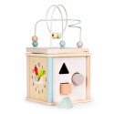 Drewniana kostka edukacyjna sorter klocki ECOTOYS ECOTOYS