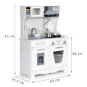 Drewniana kuchnia dla dzieci dźwięki led + akcesoria ECOTOYS ECOTOYS