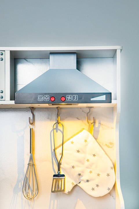 Drewniana kuchnia dla dzieci dźwięki led + akcesoria ECOTOYS ECOTOYS