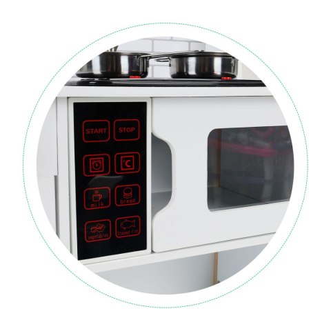 Drewniana kuchnia dla dzieci + dźwięki światełka ECOTOYS ECOTOYS