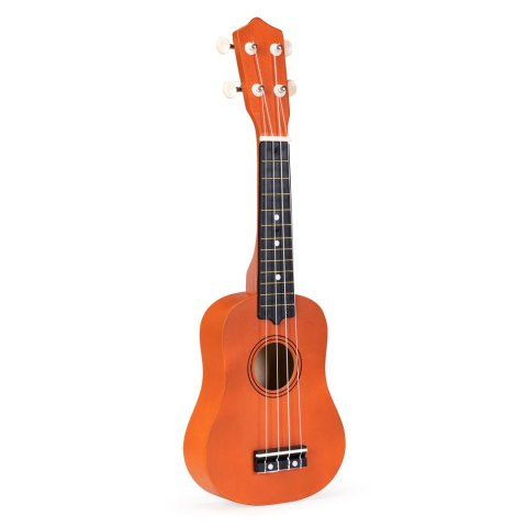 Gitara ukulele dla dzieci drewniana 4 struny nylonowe ECOTOYS ECOTOYS