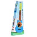 Gitara ukulele dla dzieci drewniana 4 struny nylonowe ECOTOYS ECOTOYS