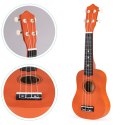 Gitara ukulele dla dzieci drewniana 4 struny nylonowe ECOTOYS ECOTOYS