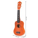 Gitara ukulele dla dzieci drewniana 4 struny nylonowe ECOTOYS ECOTOYS