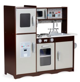 Kuchnia dla dzieci drewniana duża szafki lodówka ECOTOYS ECOTOYS