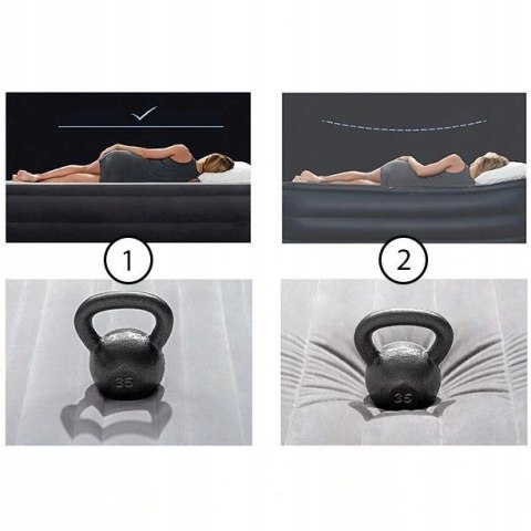 Materac dmuchany łóżko dwuosobowy 203x152 cm INTEX 64109 INTEX