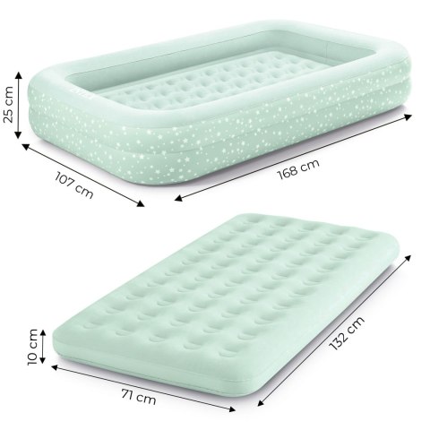 Materac dmuchany z bandami głębokie łóżko dla dziecka + pompka INTEX 66810 INTEX