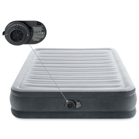 Materac łóżko do spania dwuosobowy z pompką automatyczną 191x137 cm INTEX 67768 INTEX