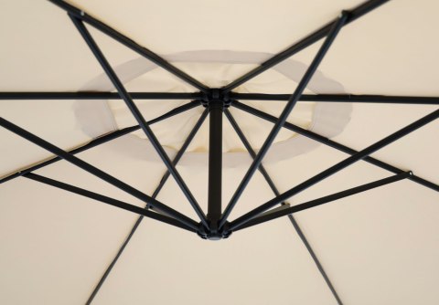 Parasol ogrodowy duży na wysięgniku składany 3,5 m beż MultiGarden MultiGarden