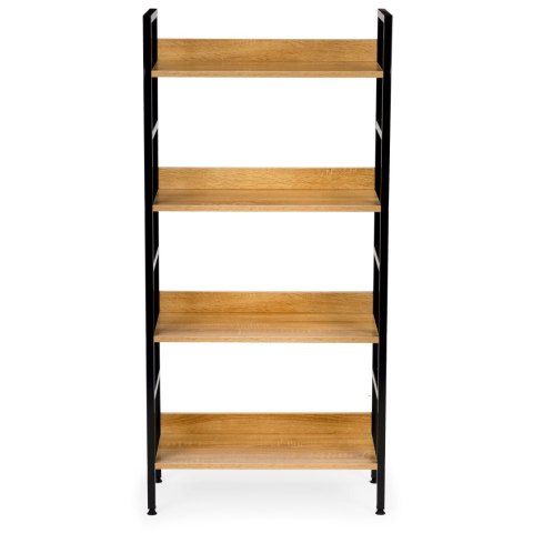 Regał drewniany industrialny szafka półki na książki loft ModernHome ModernHome