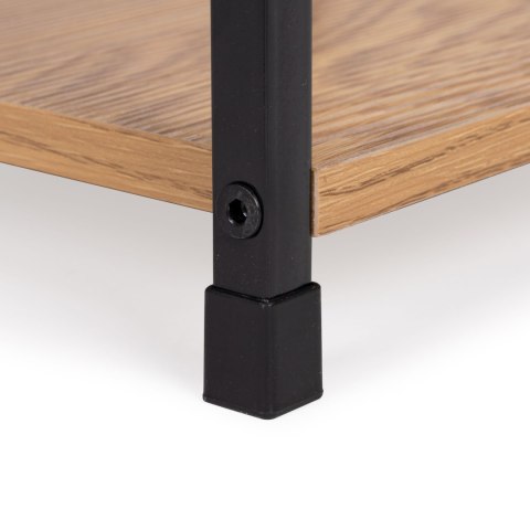 Regał drewniany nowoczesny metalowa rama LOFT 5 półek ModernHome ModernHome