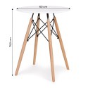 Stół stolik nowoczesny do jadalni salonu kuchni 60cm ModernHome ModernHome