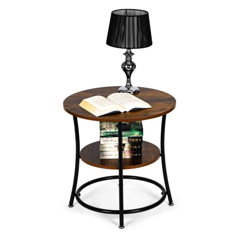 Stolik stół kawowy okrągły loftowy industrial ModernHome ModernHome