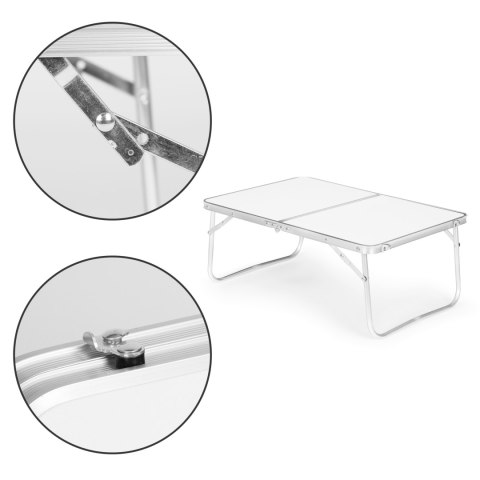 Stolik turystyczny mały stół piknikowy składany 60x40 cm biały MultiGarden MultiGarden
