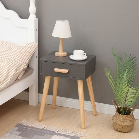 Szafka nocna nowoczesny stolik kawowy szary ModernHome ModernHome