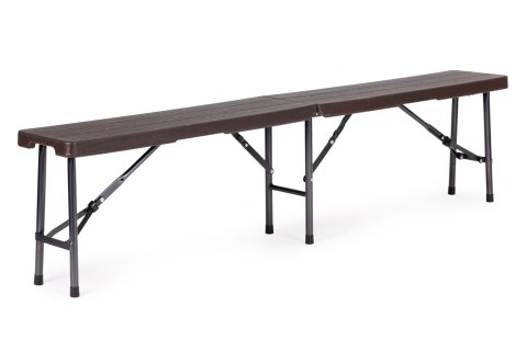 Zestaw cateringowy stół bankietowy 180 cm + 2 ławki brąz MultiGarden MultiGarden