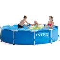 Basen ogrodowy stelażowy 305 x 76 cm 15w1 INTEX 28202 + maszynka do baniek GRATIS