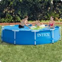 Basen ogrodowy stelażowy 305 x 76 cm 15w1 INTEX 28202 + maszynka do baniek GRATIS