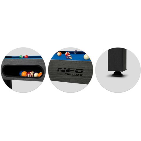 Stół bilardowy 6ft zestaw stół do bilarda bilard duży Neo-Sport NS-809