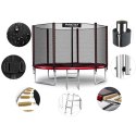 Trampolina ogrodowa 8ft/252cm z siatką zewnętrzną i drabinką Neo-Sport
