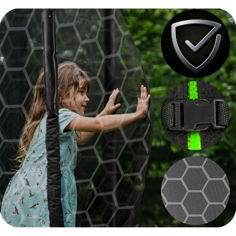 Trampolina ogrodowa profilowana 8ft/252cm z siatką wewnętrzną Neo-Sport